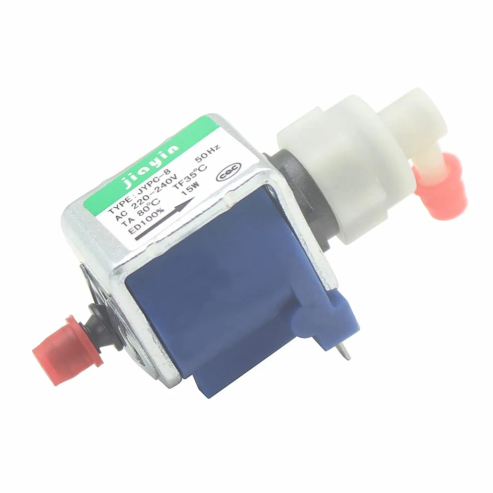 JIAYIN 15 W 50 Hz AC 220 V - 240 V tłok JYPC-8 Elektromagnetyczna pompa zasysająca wodę do żelazka, mopa parowego, parowaru do ubrań, niebieski