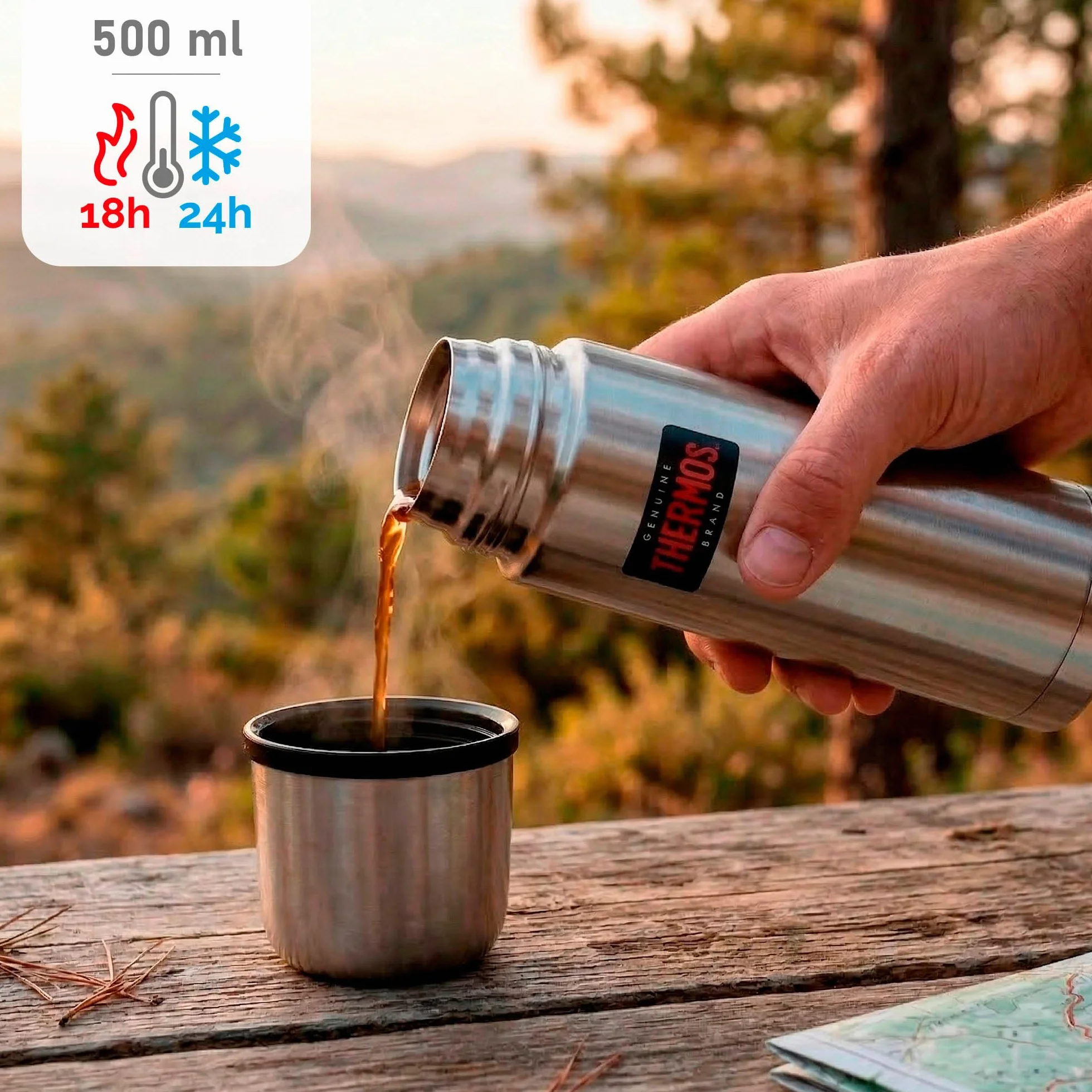 Thermos 4019.205.050 termos Light and Compact 0,5 l stal nierdzewna matowa