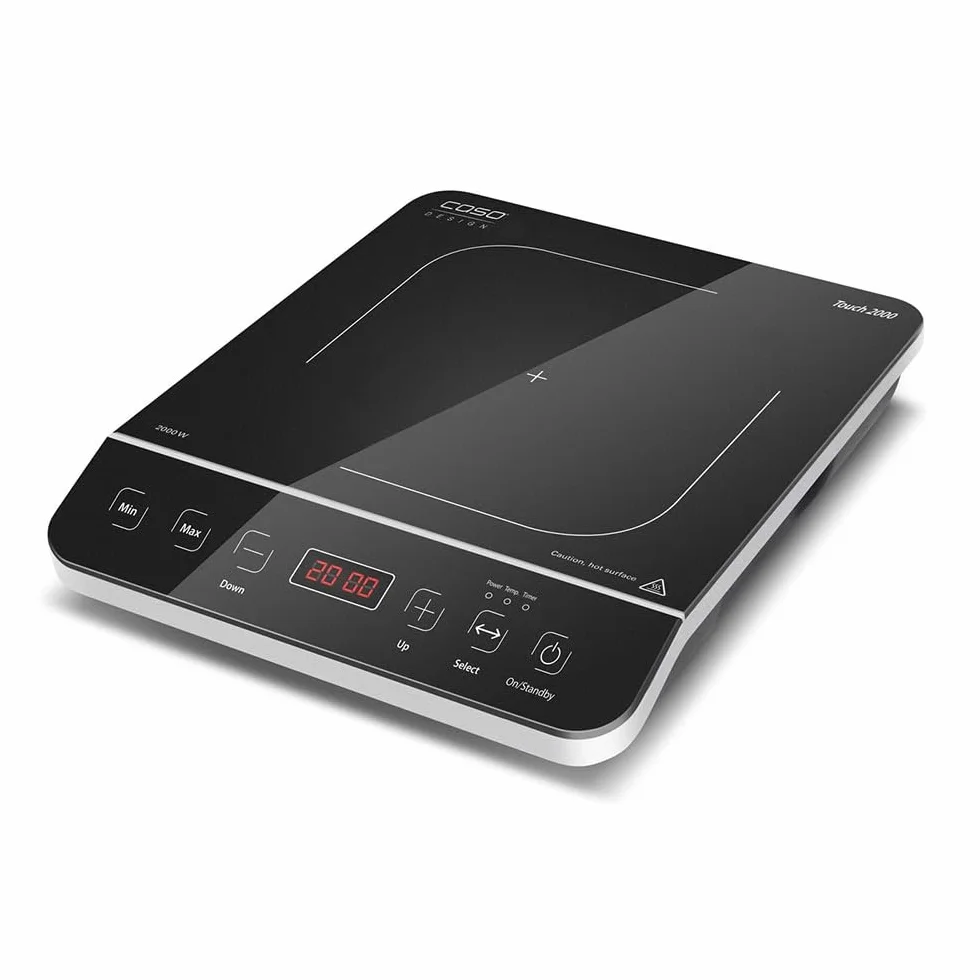 Caso 2008 Touch 2000 płyta indukcyjna, ceramika, czarna, srebrna