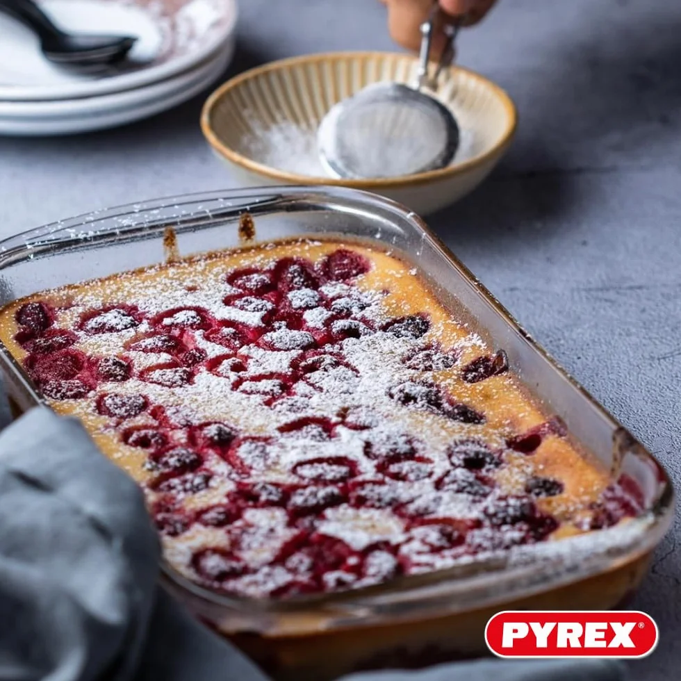 Pyrex® Essentials prostokątne szklane naczynia lasagne (35 x 23 cm, 40 x 27 cm)