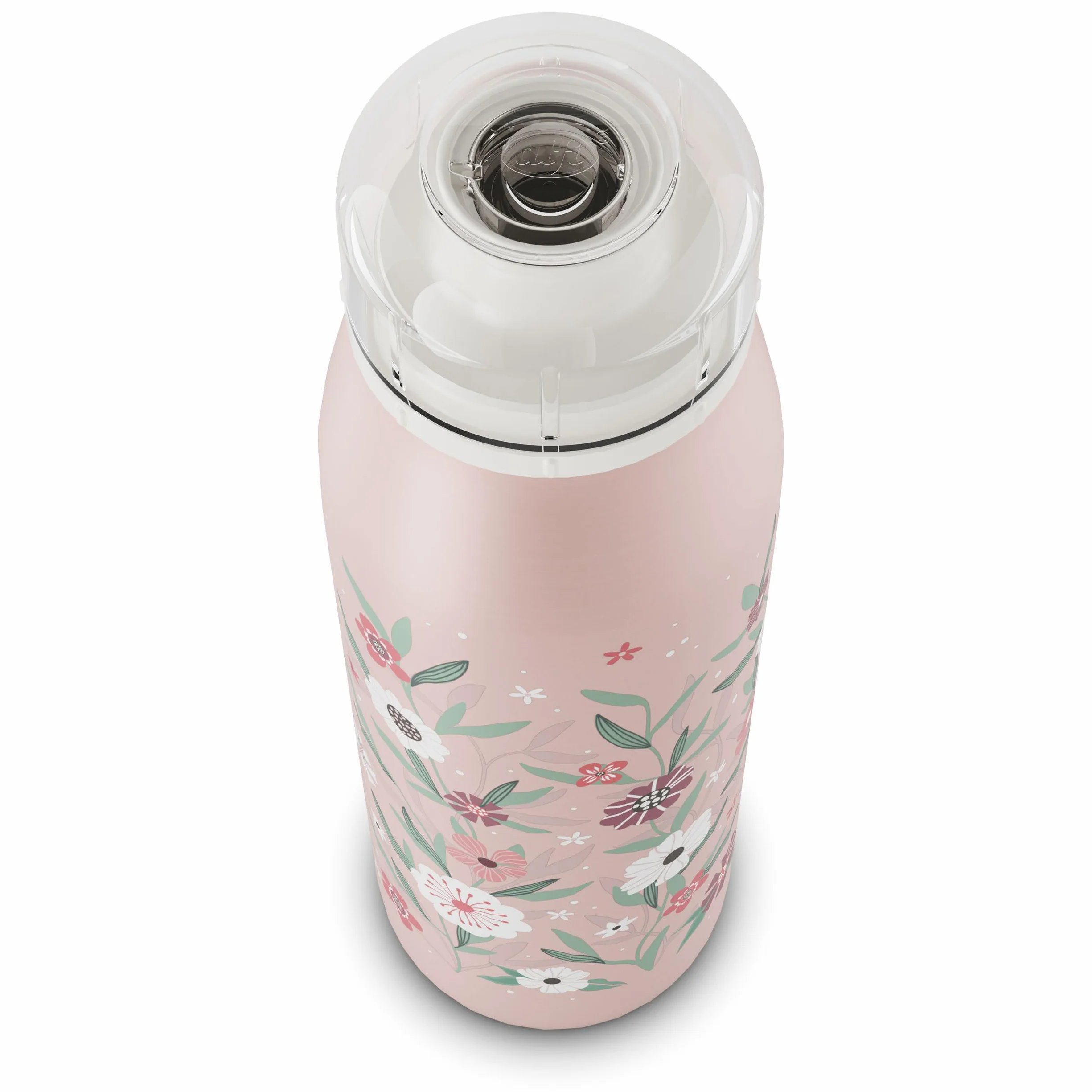alfi Kids ISO BOTTLE 500 ml, różowa, pastelowa, termoizolacyjna butelka dla dzieci, stal nierdzewna, absolutnie szczelna, z zakrętką, utrzymuje ciepło przez 12 godzin, zimno przez 24 godziny, butelka