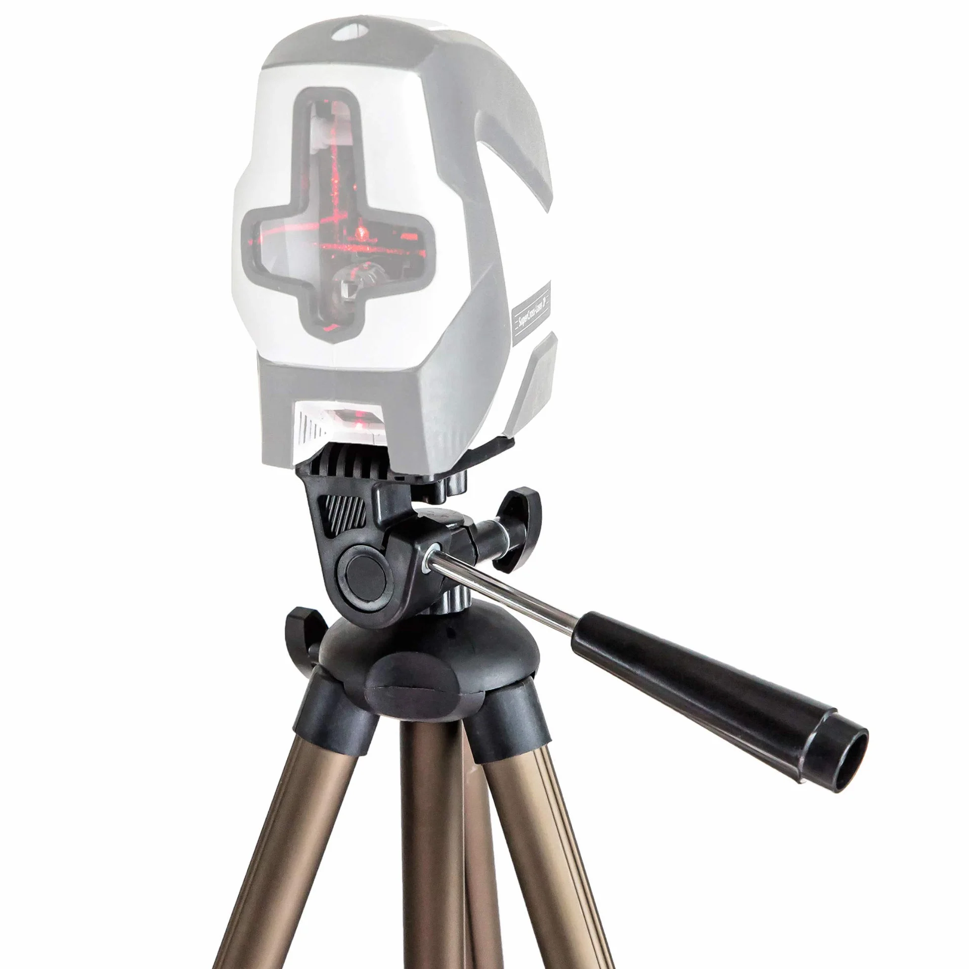 TronicXL Statyw budowlany 1,30 m do laserowego niwelatora, lasera krzyżowego, Einhell Bosch Dewalt Makita Flex Leica Stanley Meterk Tacklife Huepar Firecore Skil 1/4 cala 3/8 tripod