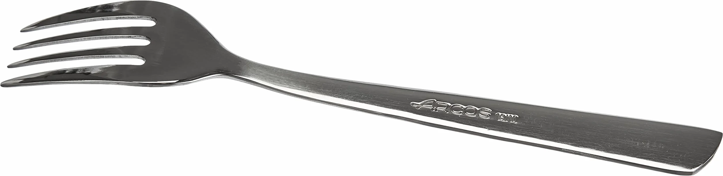 Arcos Tuscan Series Arcs, Gra zlewni na ciasta, 6 widelców, jeden -nabojowy monoblok ze stali nierdzewnej 18y10 i 140 mm, srebrny kolor