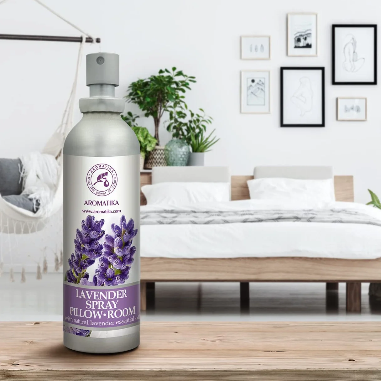 Lawendowy Spray z Olejkiem - 75ml - Lawenda do Spania, Poduszek i Bielizny - Relaksujący Odświeżacz do Szafy