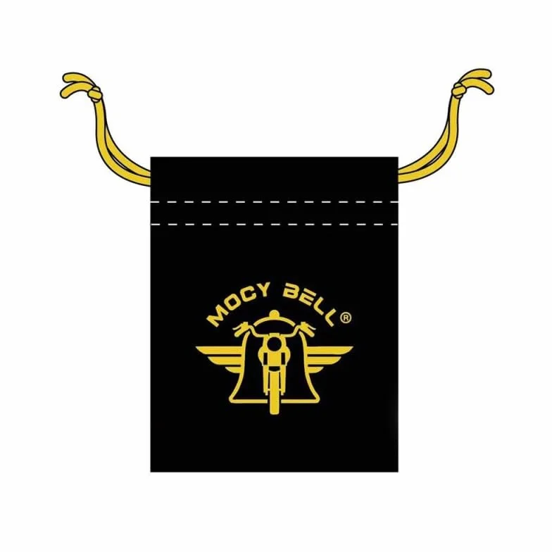 MOCY BELL - Dzwoneczek motocyklowy Orzeł USA MOCY BELL Stal nierdzewna Czarny