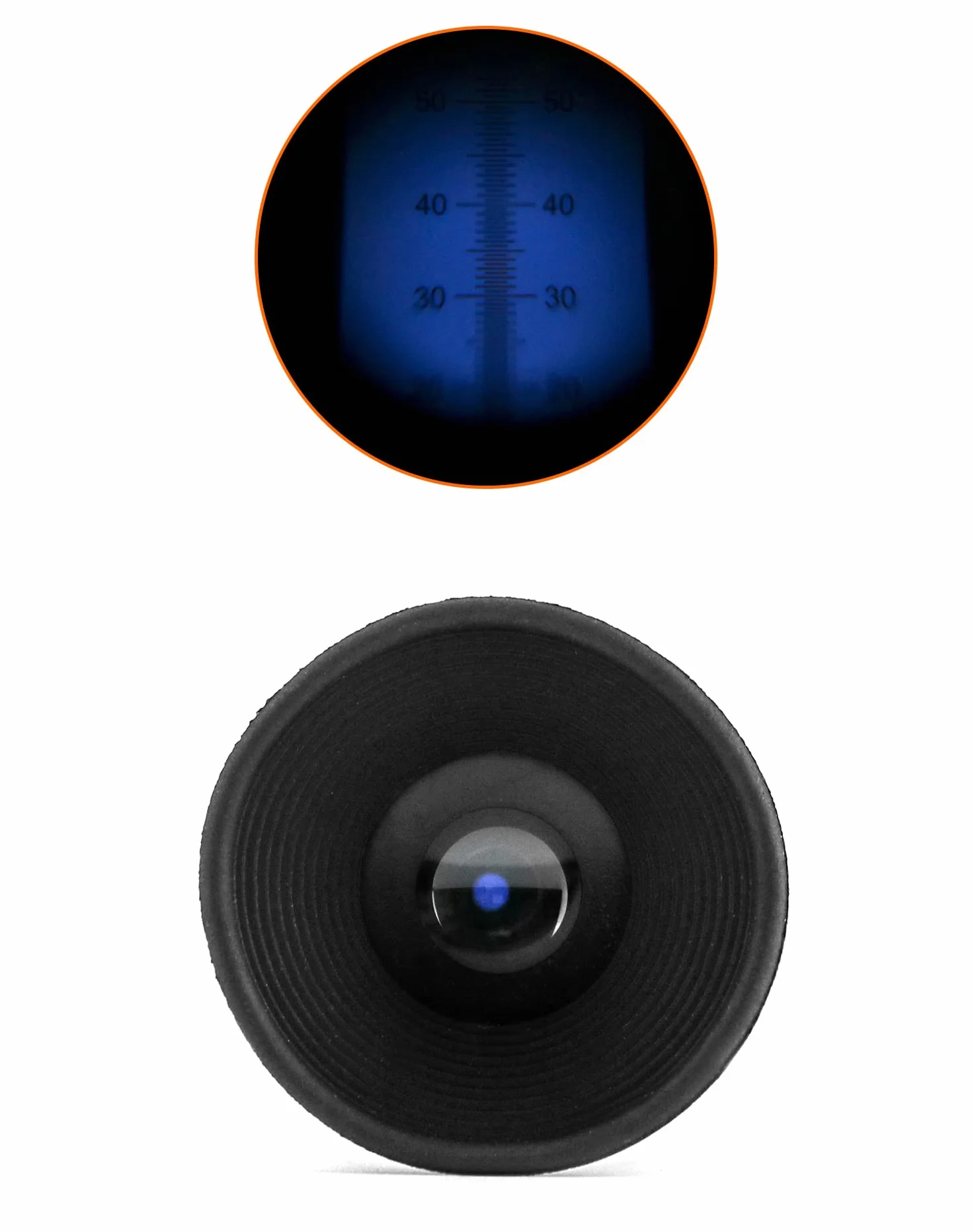 QWORK® Refraktometr pszczelarski, z automatyczną kompensacją temperatury, Brix 0-80%, ręczny refraktometr do miodu, mleka skondensowanego, olejów roślinnych, syropu z melasy itp.
