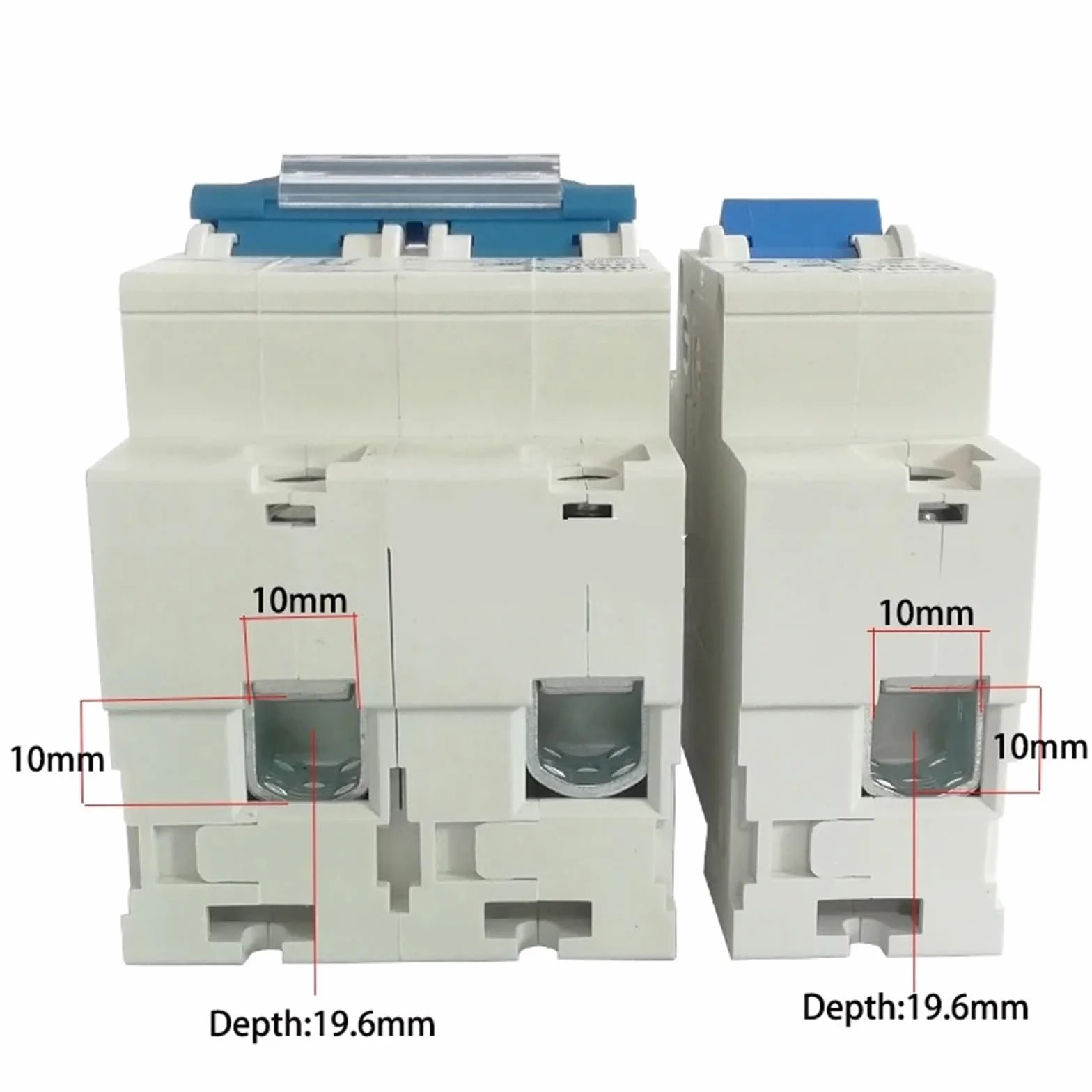 Wyłącznik DC 1P/2P 12 V 24 V 36 V 48 V 60 V 72 V 96 V 120 V 100 A 125 A 150 A 200 A 250 A do baterii solarnych falownika (kolor: 2P, rozmiar: 150A)