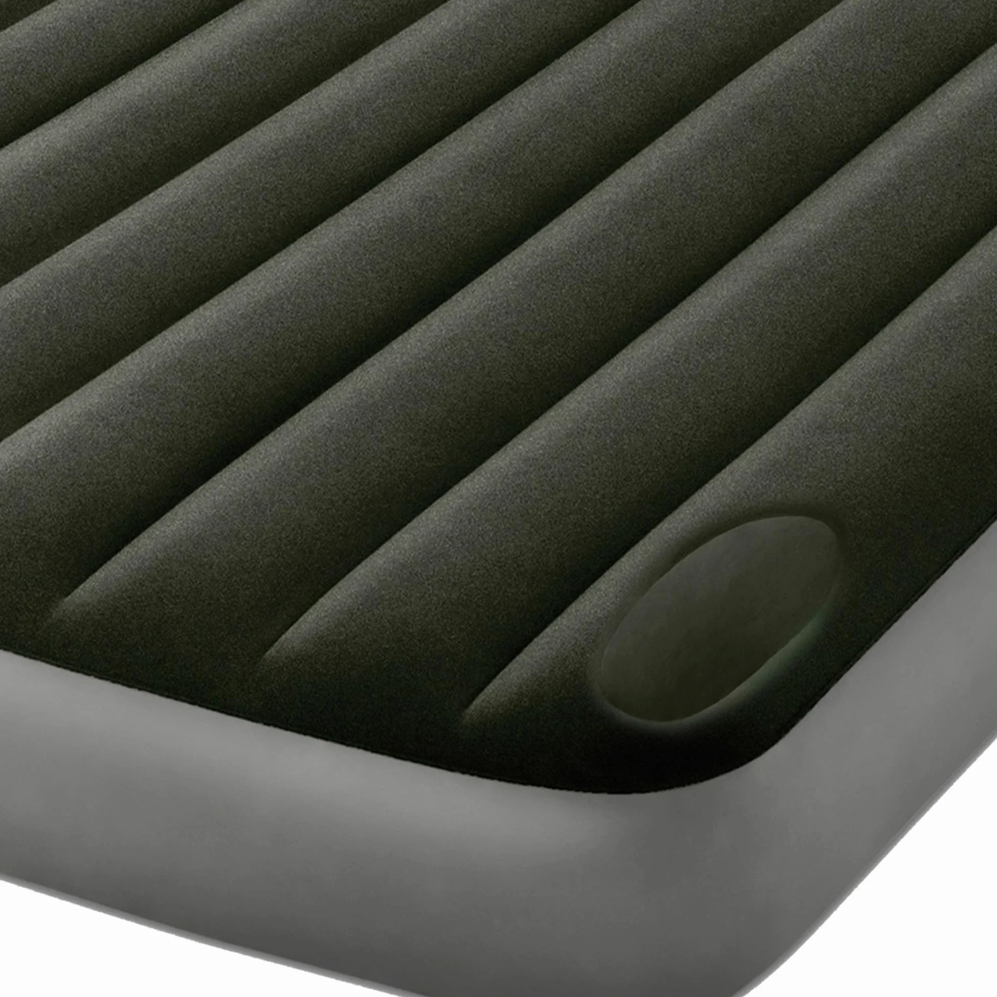 Intex Dura-Beam Downy Materac Dmuchany, Szary/Czarny, 137x191x25 cm