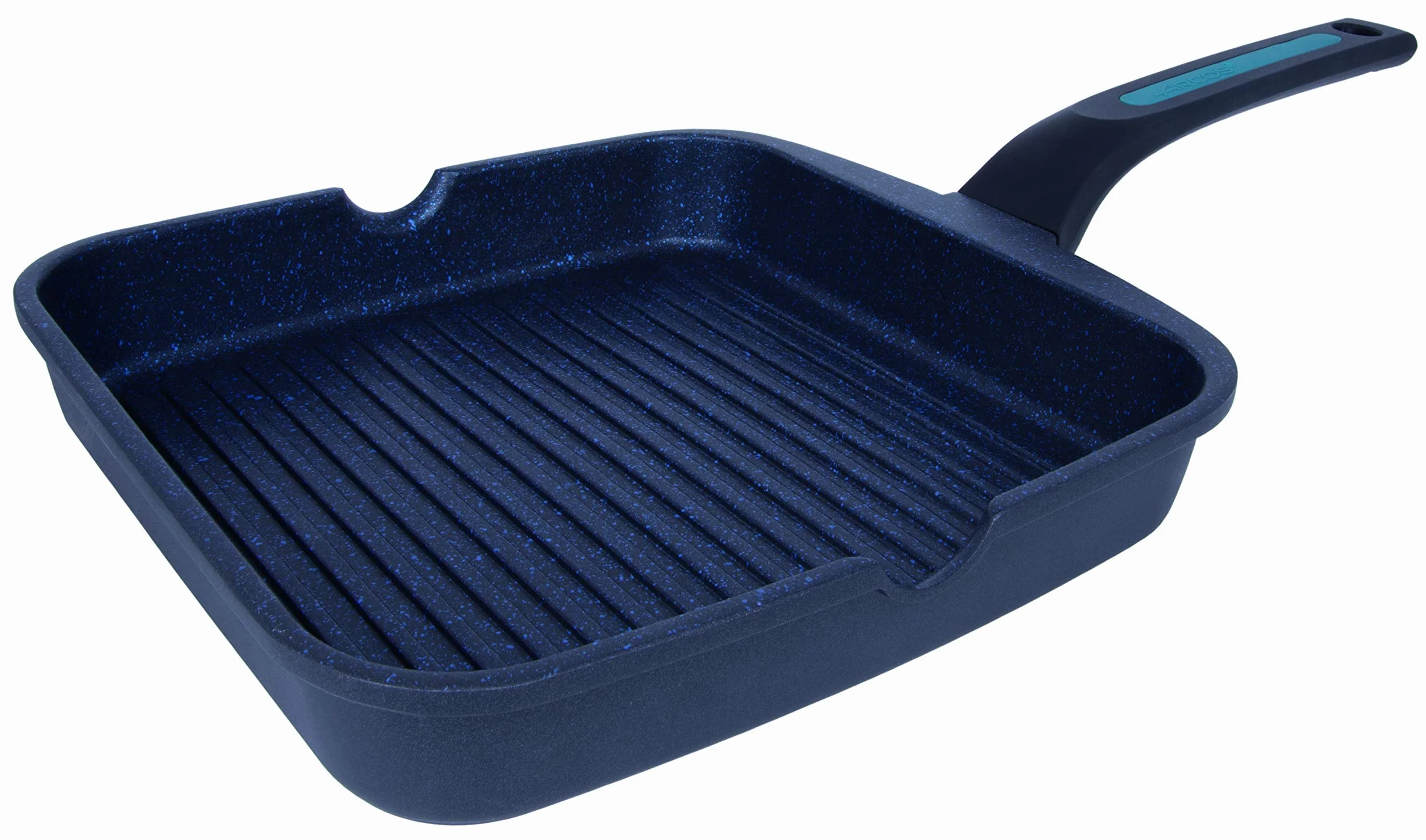 Arcos Seria Thera Grill nieprzywierający 24x24 cm odlew aluminiowy ergonomiczny uchwyt z tworzywa sztucznego i silikonu