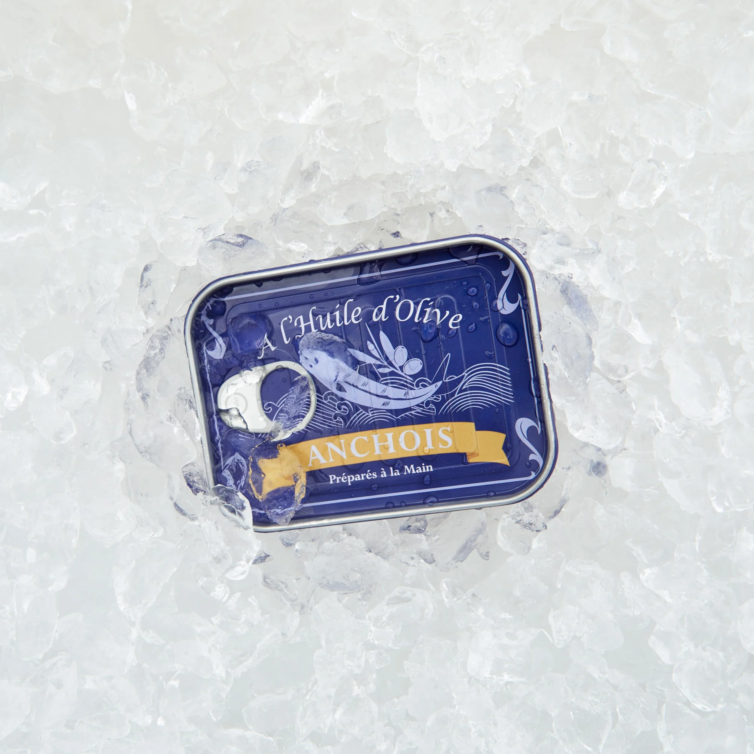 Balvi Widelec przekąskowy Conserverie Anchois Retro Design anchois Puszka/INOX
