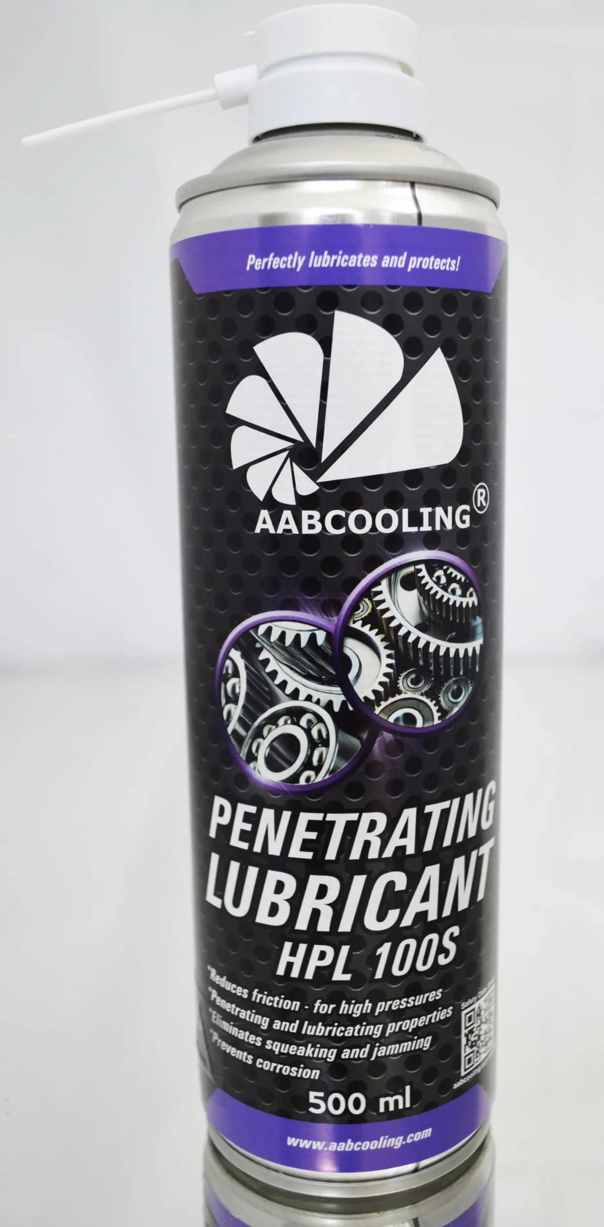 AABCOOLING HPL 100S Penetrating Lubricant Spray 500ml Smar uniwersalny przeciw wilgoci, Smar, Łańcuch, Zawiasy, Motocykl, Samochód, Produkt wielofunkcyjny, Eliminuje skrzypienie K2