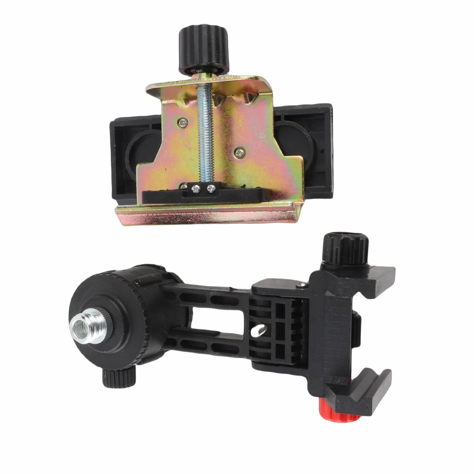 Adapter Poziomu Lasera do Precyzyjnego Dostrajania, Obrotowa Podstawa Magnetyczna w Kształcie Litery L z Regulowanym Klipsem do Montażu na ścianie, Suficie