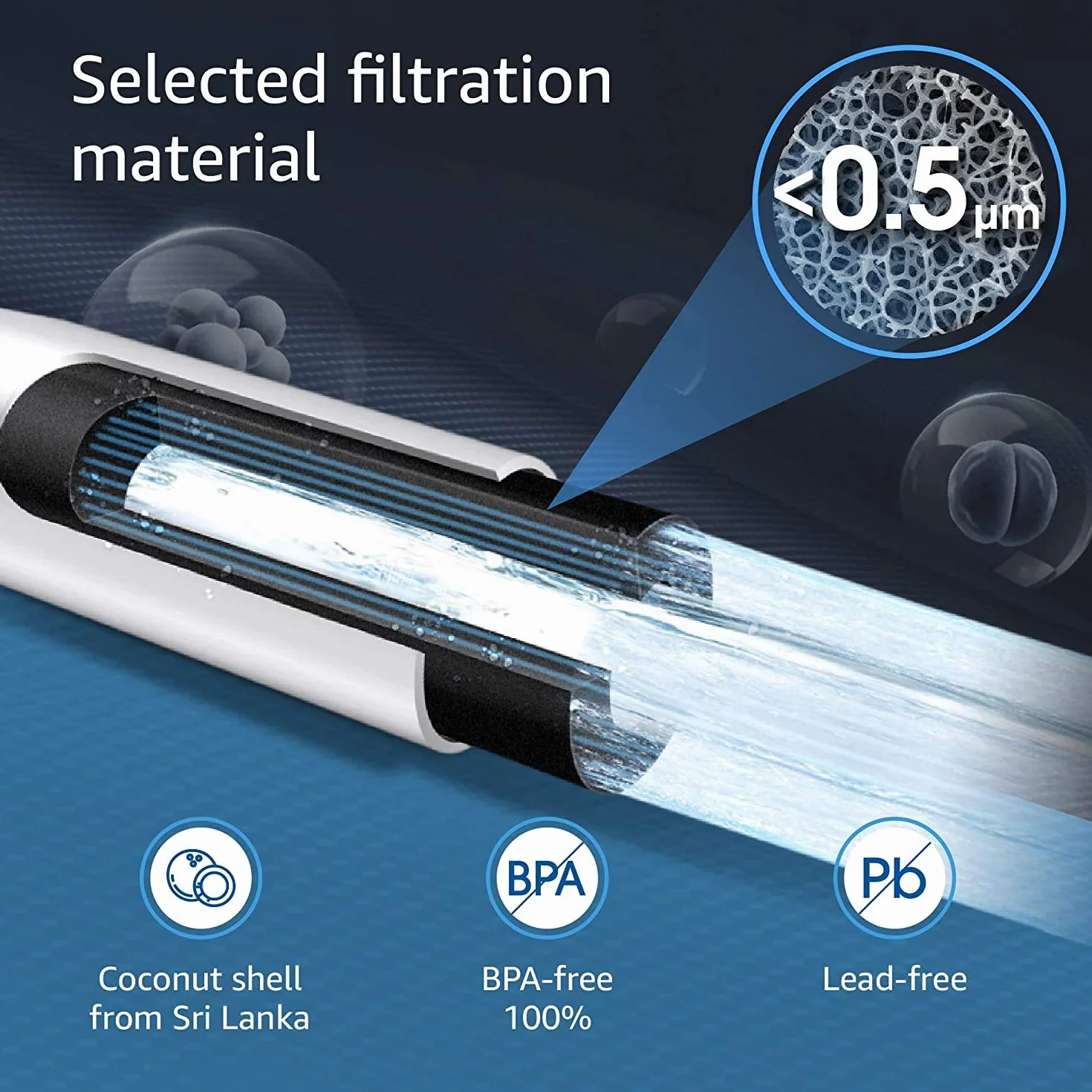 Waterdrop DA29-00003F Filtr Wody do Lodówki Kompatybilny z Samsung Aqua Pure Plus (2 szt.)