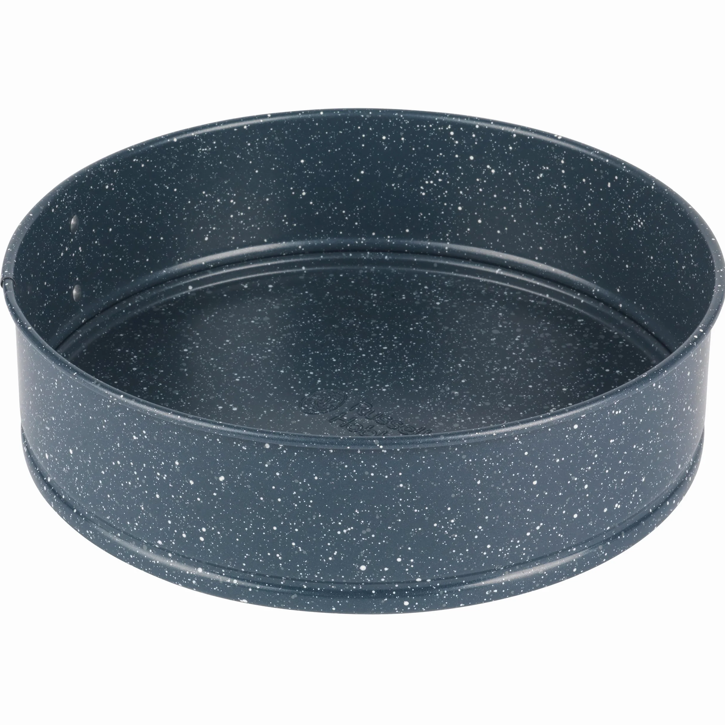Russell Hobbs Nightfall Stone Tortownice z Wyjmowanym Dnem - Zestaw 2 Okrągłych Foremek do Pieczenia o Średnicy 24 cm, Xylan Nieprzywierająca, Łatwe Wyjmowanie Spodu, Stal Węglowa, Bez PFOA