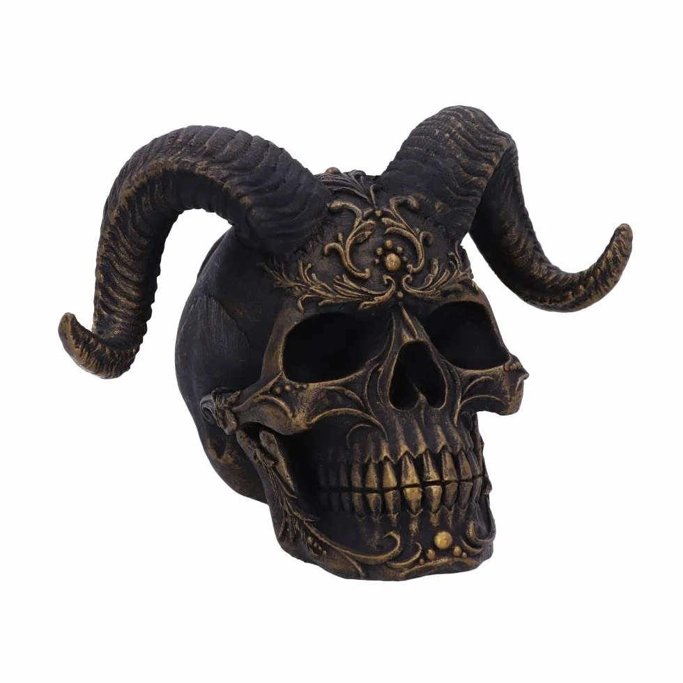 Nemesis Now Czaszka diabolus czarna 18 cm