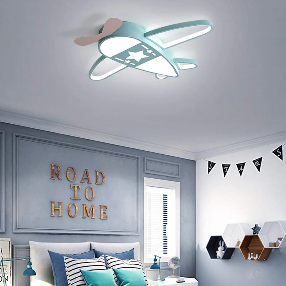 Lampa sufitowa LED, dla chłopców, dziewczynek, dzieci, kreatywna, motywy z kreskówki, ochrona oczu, do sypialni, pokoju dziecięcego, salonu, ściemniana, dekoracja, z pilotem