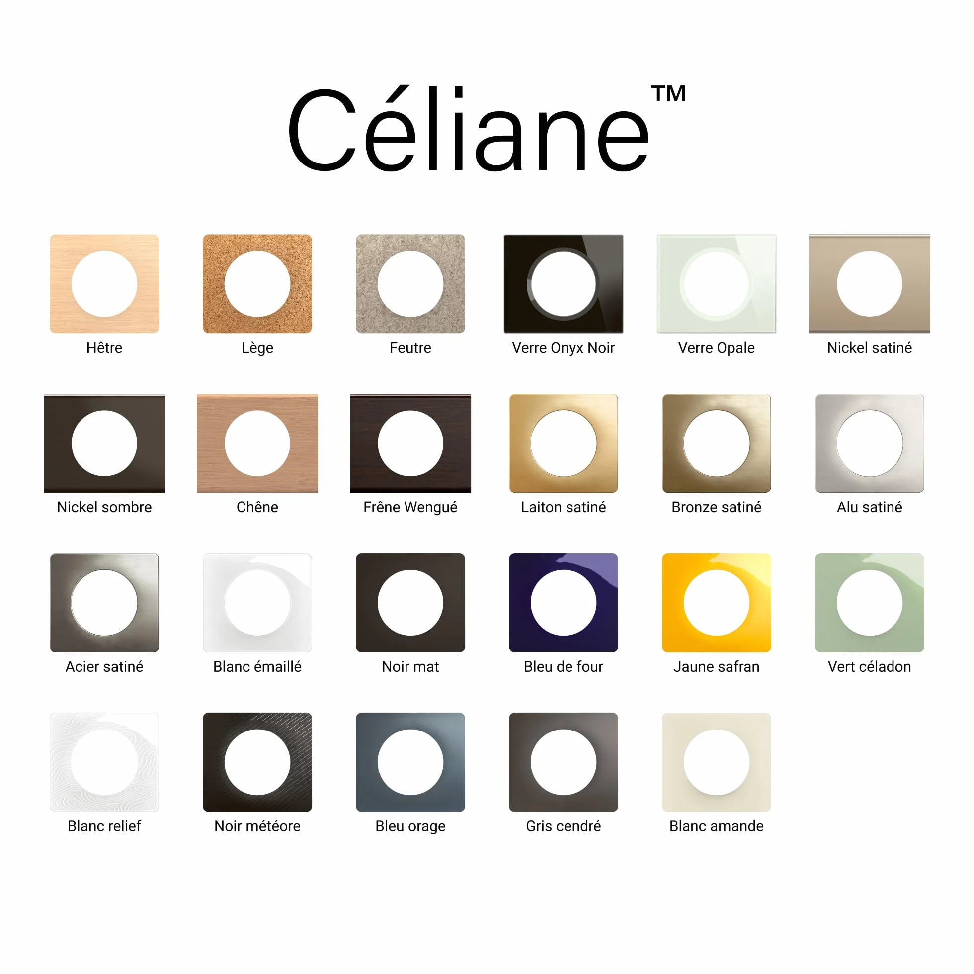 LEGRAND - Płyta Céliane - Płyta wykończeniowa do gniazd i przełączników Céliane - 4 stacje - Alu satynowa