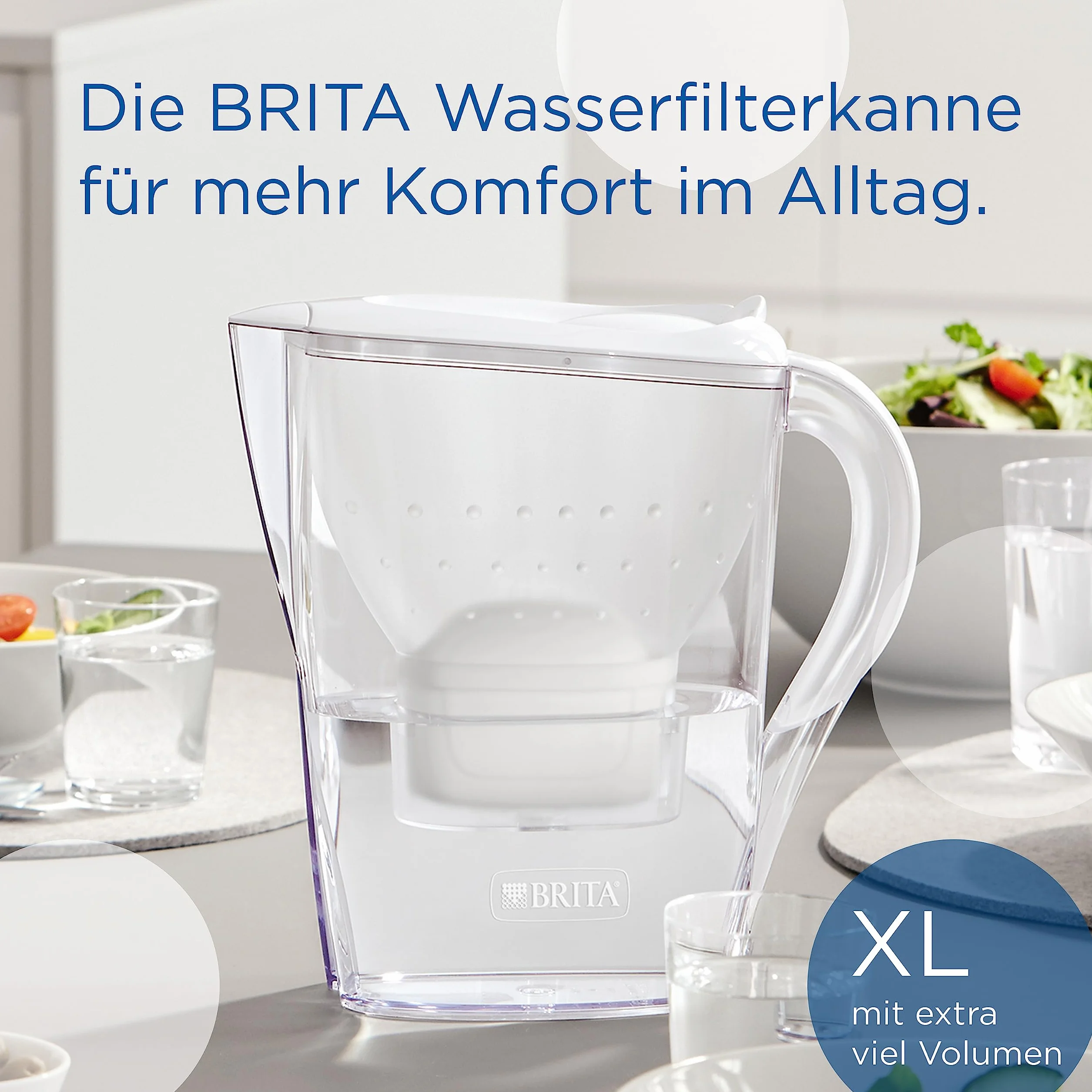 Brita Marella XL Dzbanek z Filtrem Biały 3,5 l