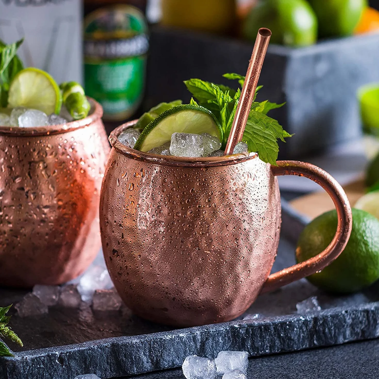 Gadgy Zestaw kubków Moscow Mule 2 szt. 475 ml miedziany