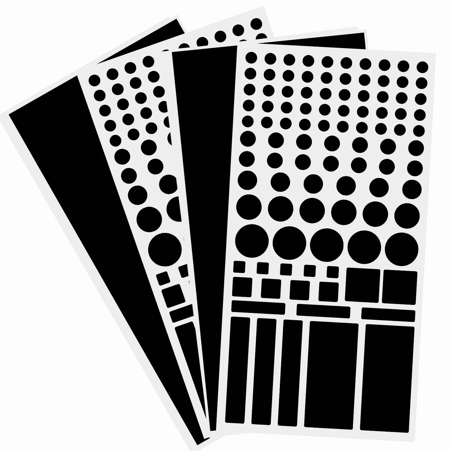 4 arkusze naklejki blokujące światło, blokowanie światła LED Blocking Blocks 50% ~ 80%/100% świateł, filtry LED Ściemnianie, naklejki na routery zegarki AGD