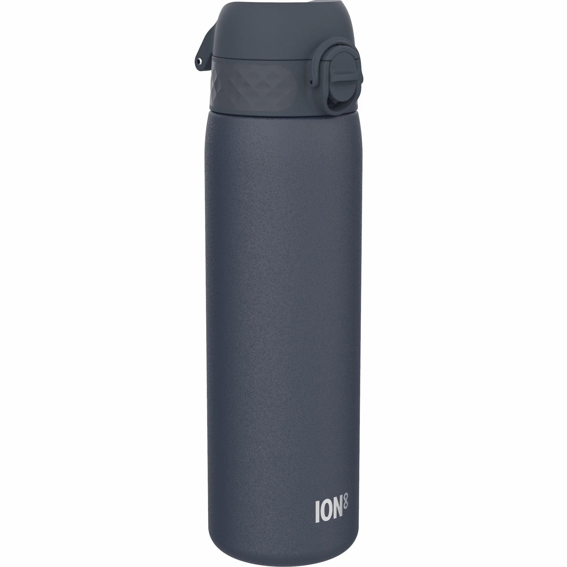 Ion8 Butelka na Wodę ze Stali, 600 ml/20 oz, Szczelna, Łatwe Otwieranie, Bezpieczny Zamek, Można Myć w Zmywarce, Higieniczne Pokrycie, Pasuje do Uchwytów, Składany Uchwyt, Metalowa Butelka