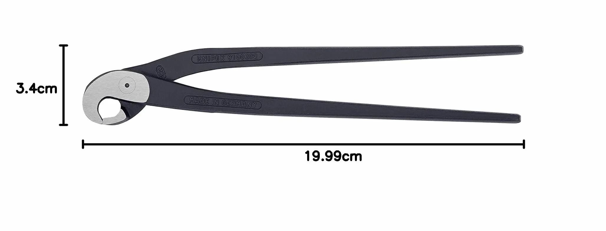 KNIPEX Obcęgi do łamania glazury ("papużki") 200 mm, 91 00 200
