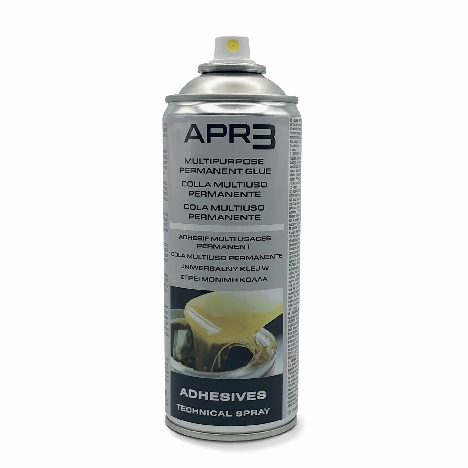 Ambro-Sol I254 Uniwersalny Klej w Spray'u - Klejenie Stałe. Szybko Schnący Klej do Szerokiej Gamy Materiałów. Puszka z Aerozolem z Blachy Ocynowanej, w 100% Nadaje się do Recyklingu 400 ml.