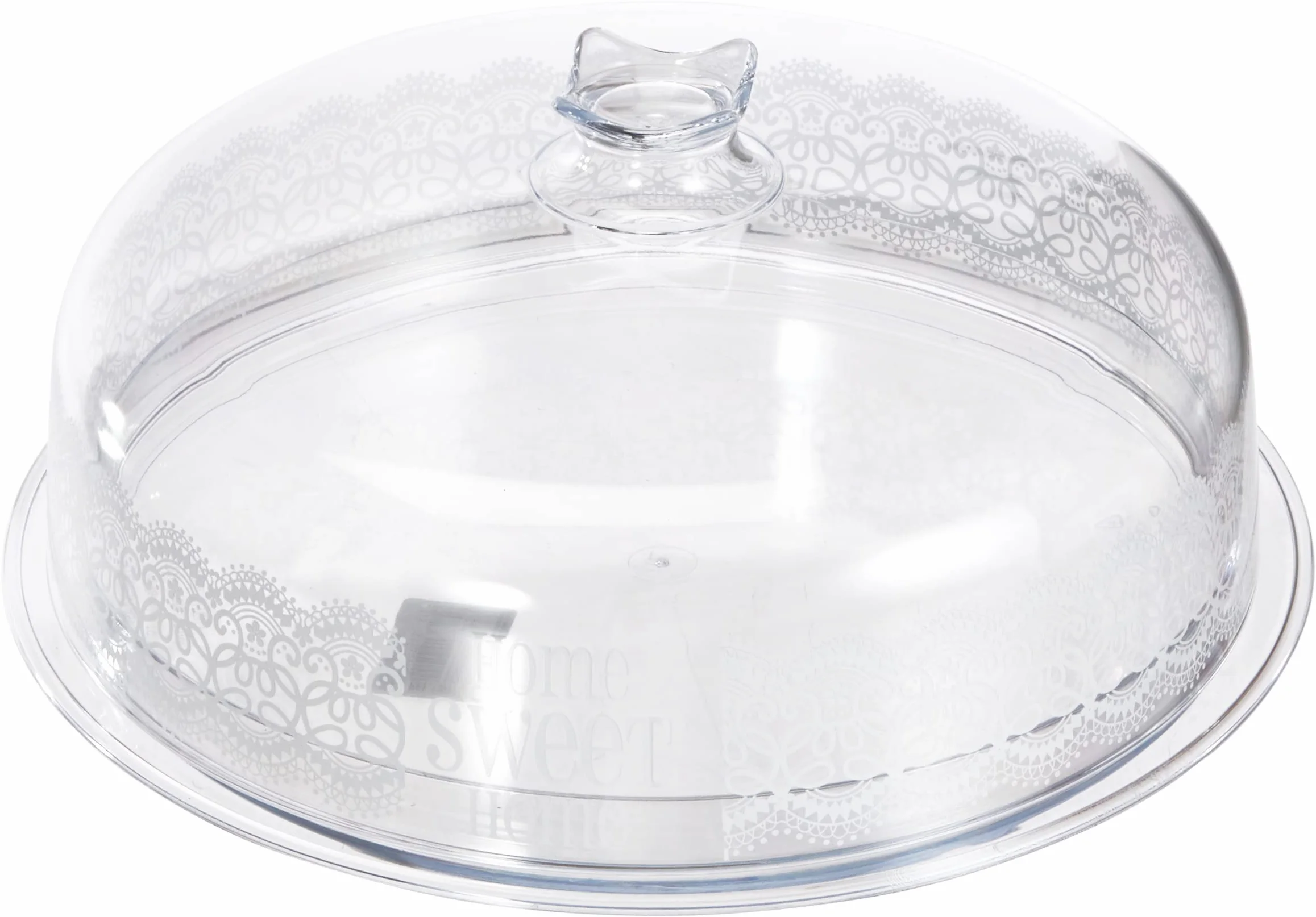 Cosmoplast patera na tort 26 cm przezroczysta Mix
