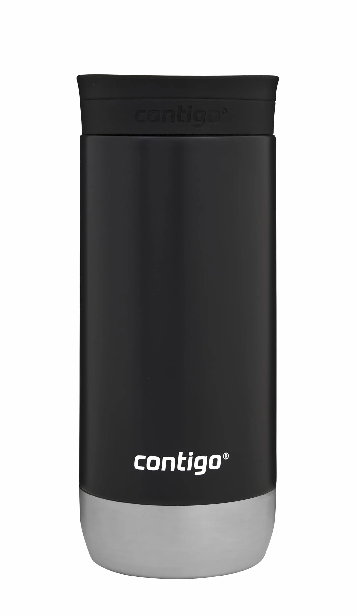 Contigo Huron Snapseal kubek podróżny, kubek termiczny ze stali nierdzewnej, termos próżniowy, szczelny kubek, kubek do kawy z łatwą do czyszczenia pokrywką, 470 ml